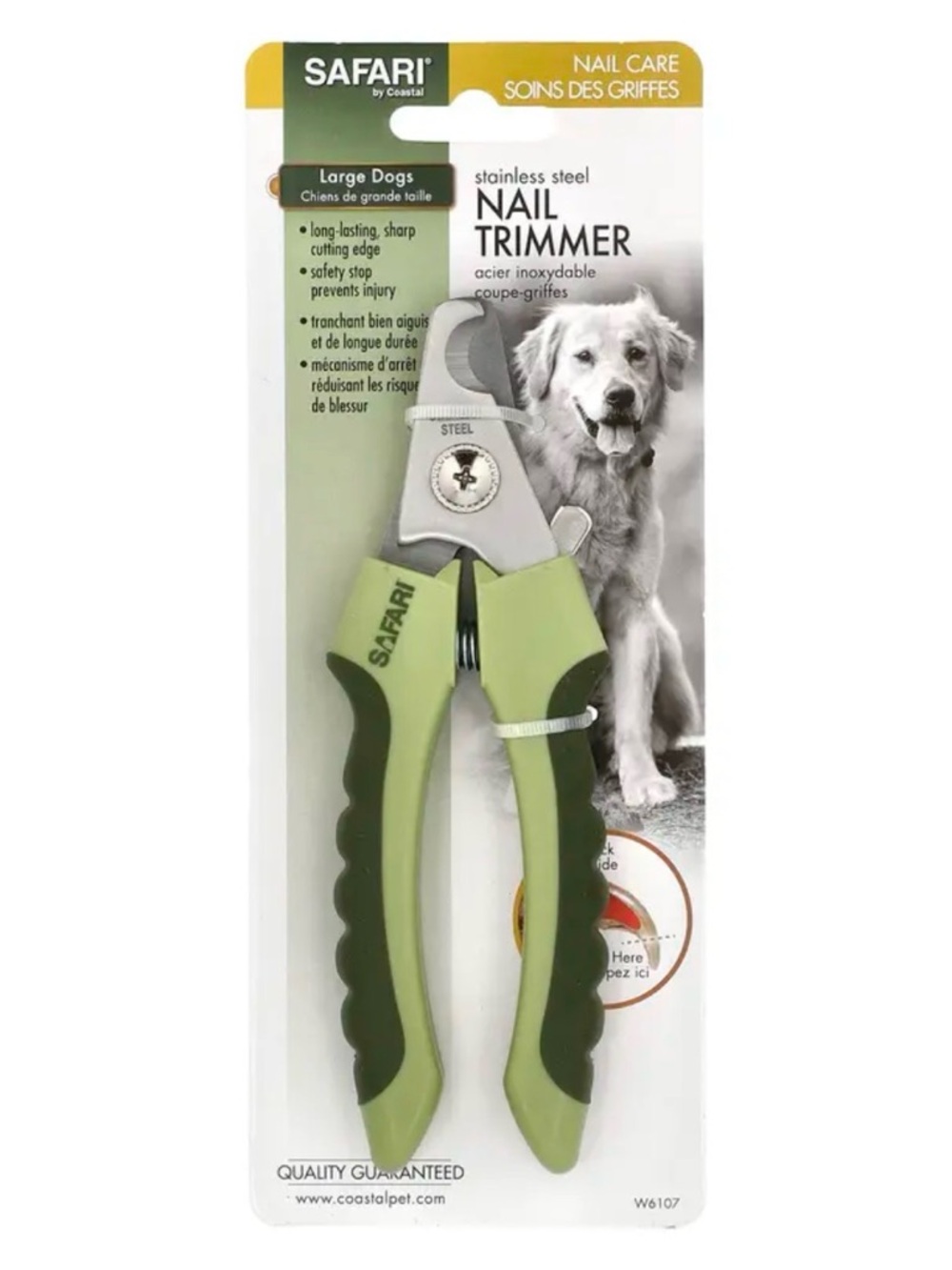 Safari Professional Stainless Steel Dog Nail Trimmer
